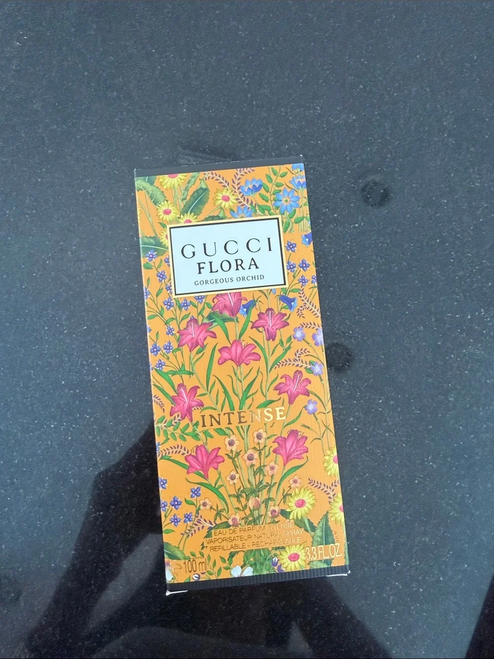 Gucci Flora Gorgeous Orchid Intense E D P  - Yellow Floral Box